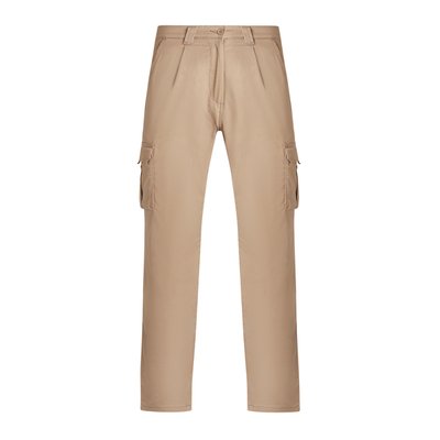 Pantalón Elástico con Bolsillos Camel 38