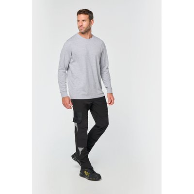 Pantalón elástico multibolsillos unisex