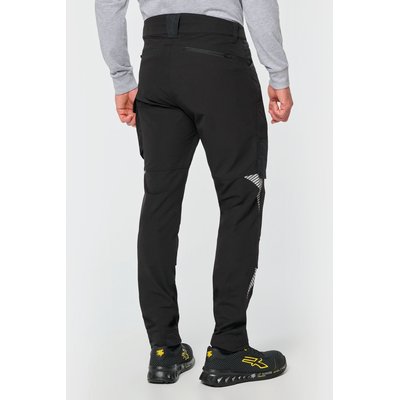 Pantalón elástico multibolsillos unisex