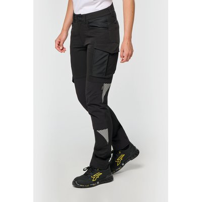 Pantalón elástico multibolsillos unisex