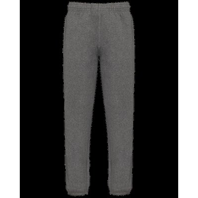 Pantalón de felpa de corte recto Grey Heather M