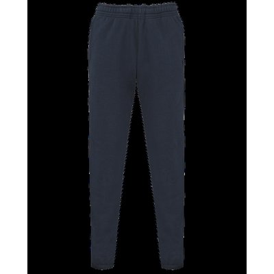 Pantalón de felpa de corte recto Navy L