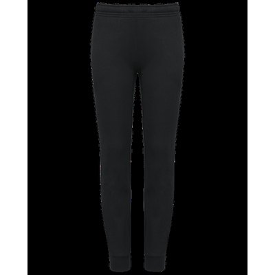 Pantalón felpa infantil con bolsillos Black 4/6 ans