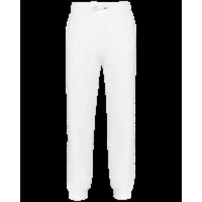 Pantalón de jogging unisex algodón White S