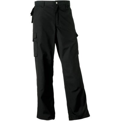Pantalón laboral con bolsillos cargo Black 30 Uk