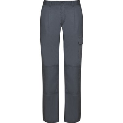 Pantalón Laboral Mujer Recto con Bolsillos y Refuerzos Plomo 40