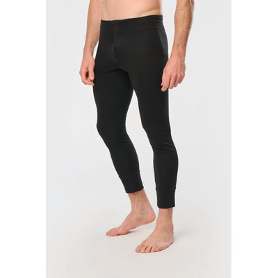 Pantalón largo interior elástico Black Xxs