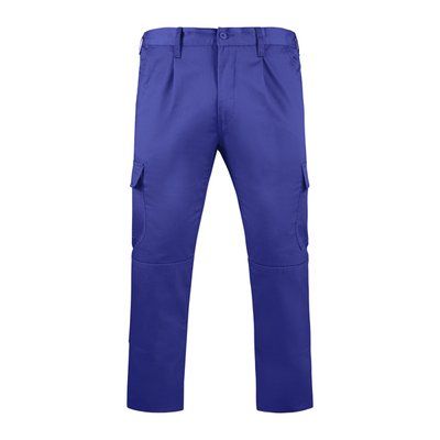 Pantalón largo laboral con cintura ajustable y bolsillos Azulina 60