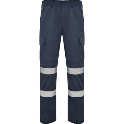 Pantalón Largo Reflectante con Bolsillos y Refuerzos Plomo 56