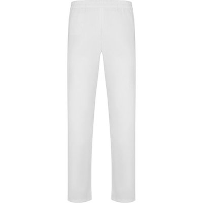 Pantalón Largo Unisex Corte Recto Blanco XS