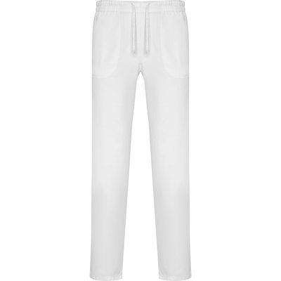 Pantalón Largo Unisex de Servicios Blanco Xs