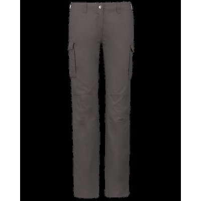 Pantalón ligero multibolsillos algodón mujer Light Charcoal 44 FR