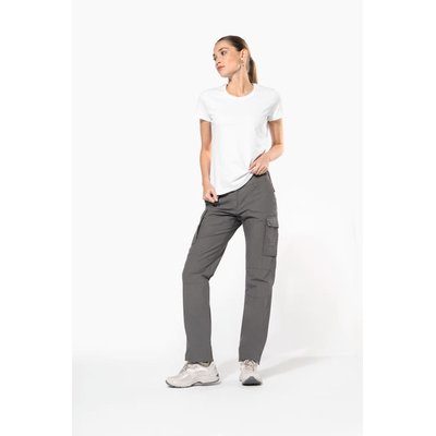 Pantalón ligero multibolsillos algodón mujer