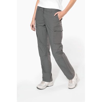 Pantalón ligero multibolsillos algodón mujer