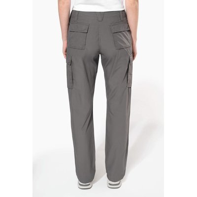 Pantalón ligero multibolsillos algodón mujer