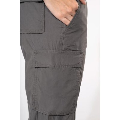 Pantalón ligero multibolsillos algodón mujer