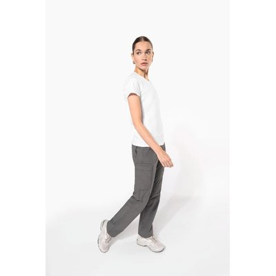 Pantalón ligero multibolsillos algodón mujer