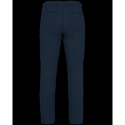 Pantalón lino y algodón hombre Navy Blue 3XL