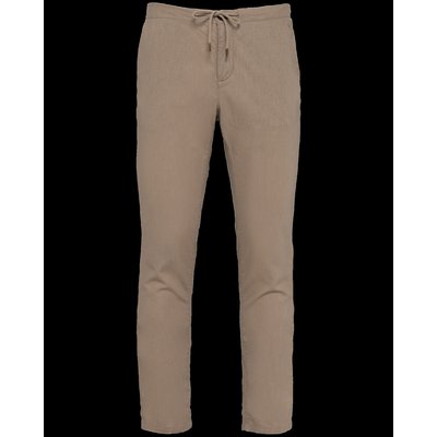 Pantalón lino y algodón hombre Wet Sand XL