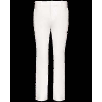 Pantalón mujer corte entallado White 46 Fr