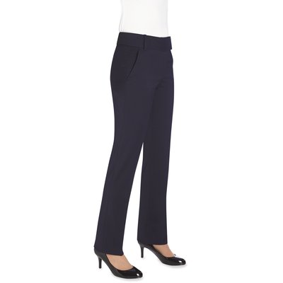Pantalón mujer corte slim Navy 10 Uk
