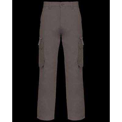 Pantalón multibolsillos 100% algodón Khaki 54 Fr