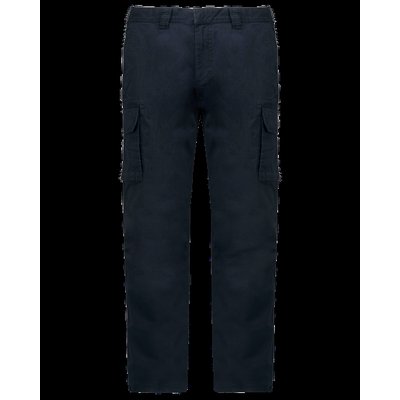 Pantalón multibolsillos algodón elastano envejecido Dark Navy 46 FR