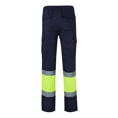 Pantalón multibolsillos con bandas reflectantes