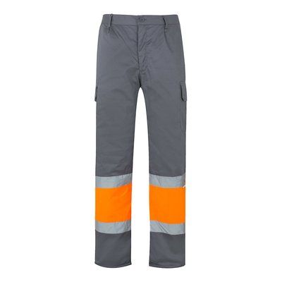 Pantalón multibolsillos con bandas reflectantes