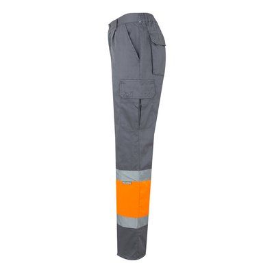 Pantalón multibolsillos con bandas reflectantes