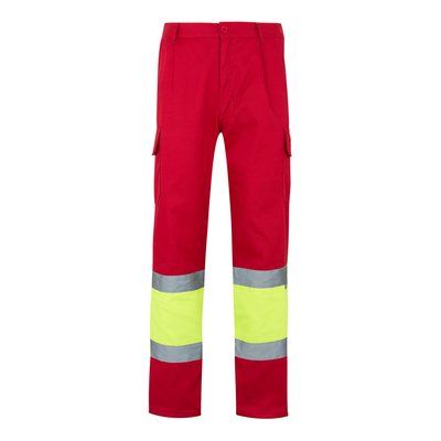 Pantalón multibolsillos con bandas reflectantes