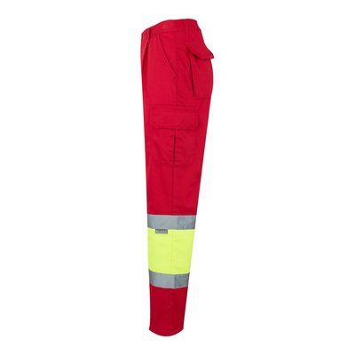 Pantalón multibolsillos con bandas reflectantes