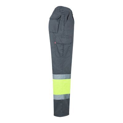 Pantalón multibolsillos con bandas reflectantes