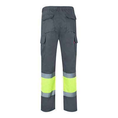 Pantalón multibolsillos con bandas reflectantes