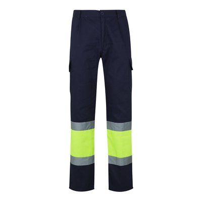 Pantalón multibolsillos con bandas reflectantes
