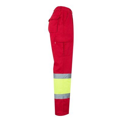 Pantalón multibolsillos con bandas reflectantes