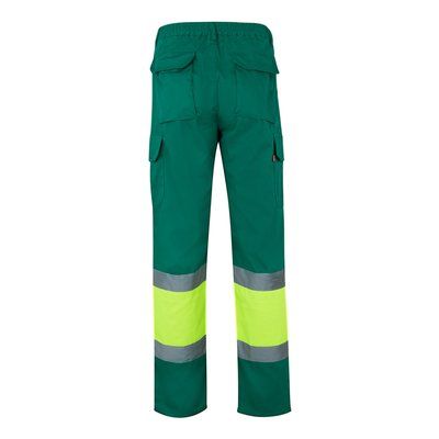 Pantalón multibolsillos con bandas reflectantes