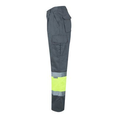 Pantalón multibolsillos con bandas reflectantes