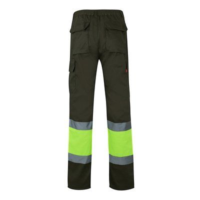 Pantalón multibolsillos con bandas reflectantes