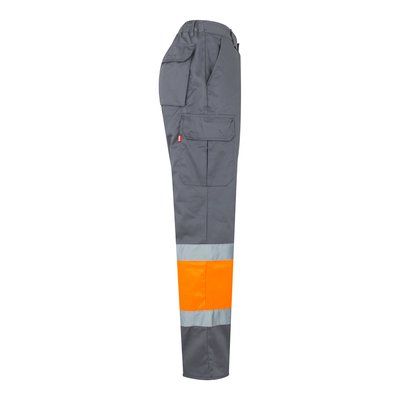 Pantalón multibolsillos con bandas reflectantes