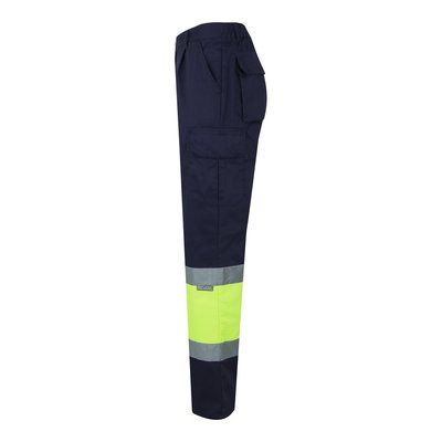 Pantalón multibolsillos con bandas reflectantes