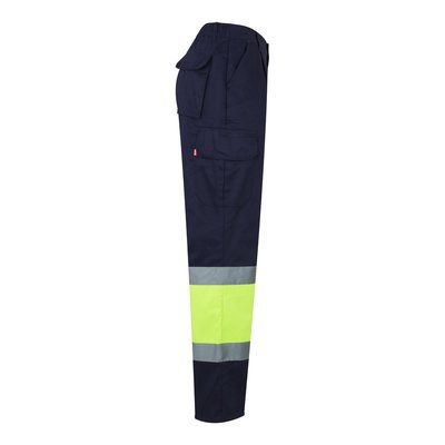 Pantalón multibolsillos con bandas reflectantes