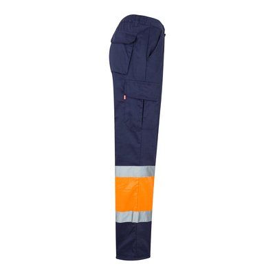Pantalón multibolsillos con bandas reflectantes