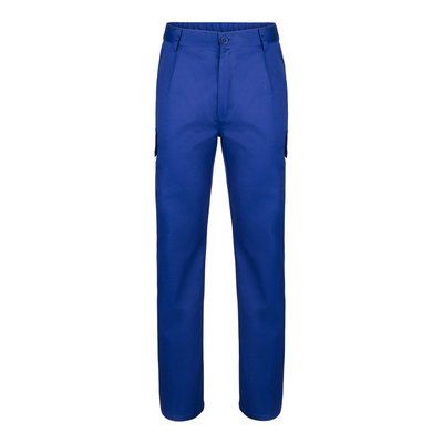 Pantalón multibolsillos con cintura elástica Azul Royal 56
