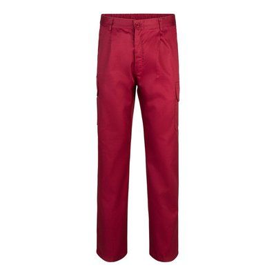 Pantalón multibolsillos con cintura elástica Burdeos 42
