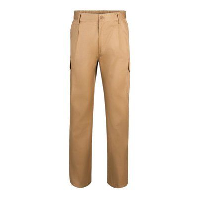 Pantalón multibolsillos con cintura elástica Natural 56