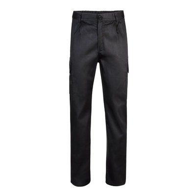 Pantalón multibolsillos con cintura elástica Negro 38