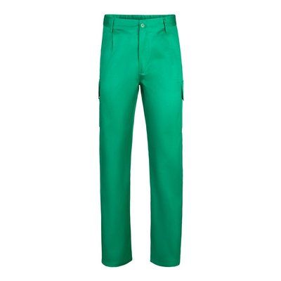 Pantalón multibolsillos con cintura elástica Verde 46