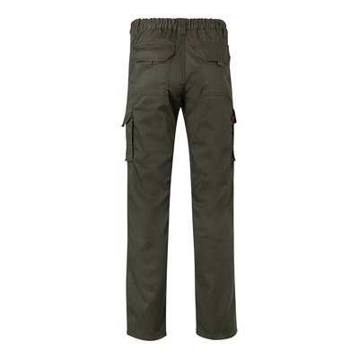 Pantalón multibolsillos elástico y ajustado
