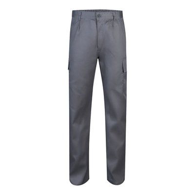 Pantalón multibolsillos de sarga Gris 38